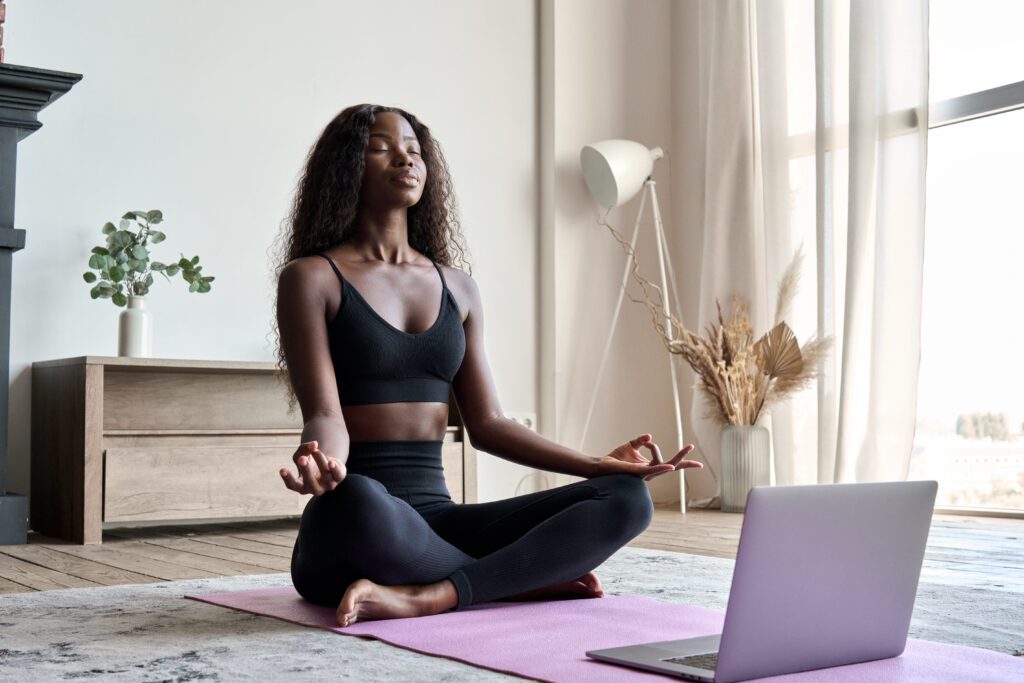 Woman Doing Yoga
